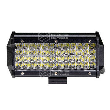 Фара LED прямокутна 144W, 48 ламп, 10/30V 6000K довжина: 165 мм, товщина: 80 мм 