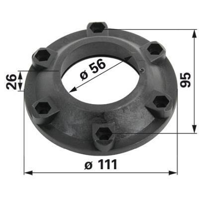 Корпус підшипника AC495814 Kverneland