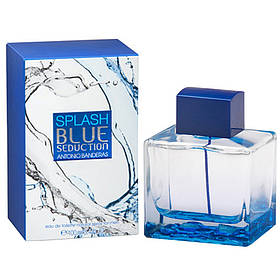 Splash Blue Seduction for Men Antonio Banderas(свежий мятный аромат) духи мужская туалетная вода Скидка All 646