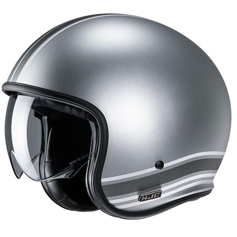 Мотошолом HJC V30 Senti (сріблястий)