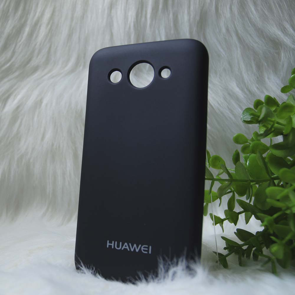 Силіконовий чохол Original Silicone case Huawei Y3 2017 Black (чорний)