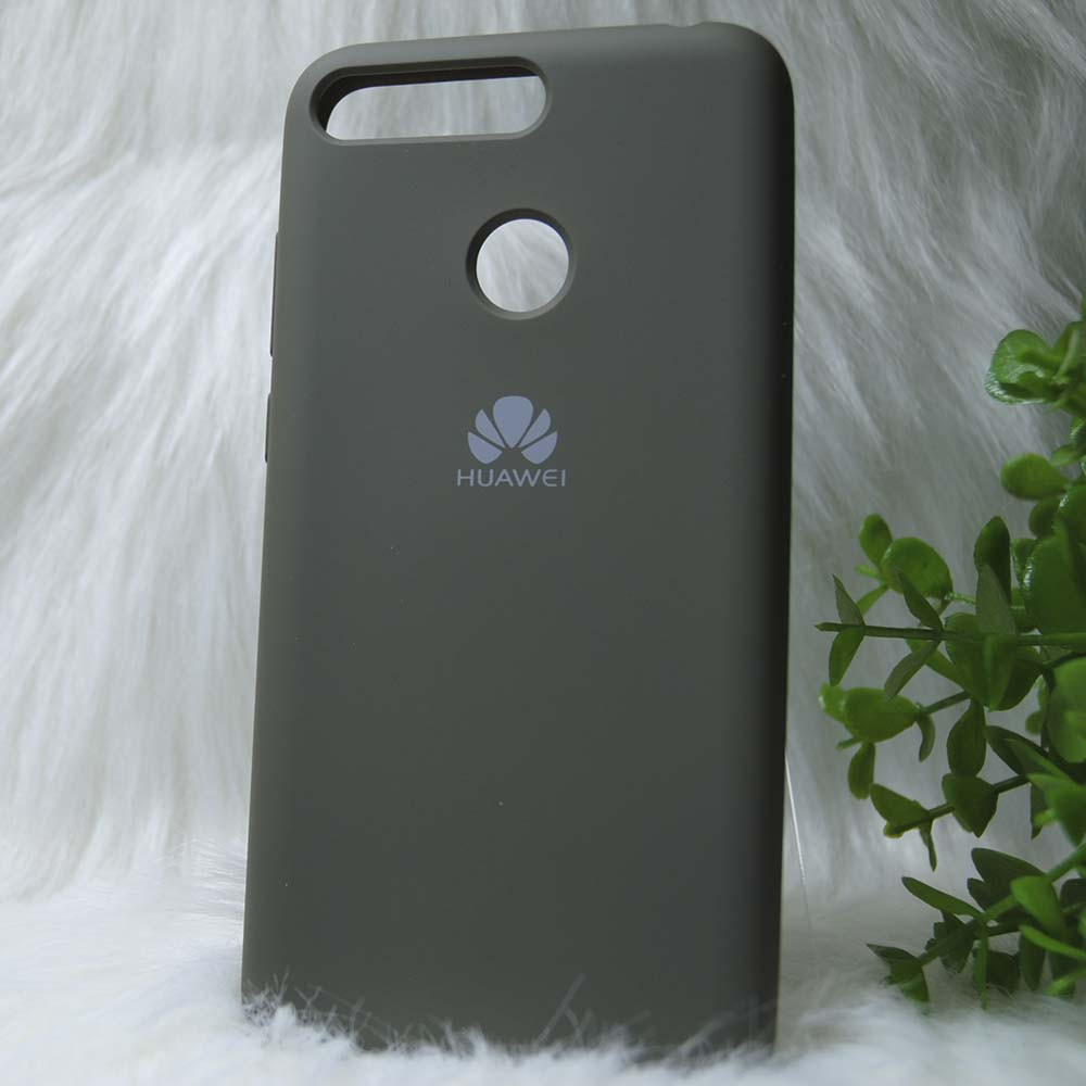 Силіконовий чохол Original Silicone case Huawei Y6 Prime 2018 green (зелений)