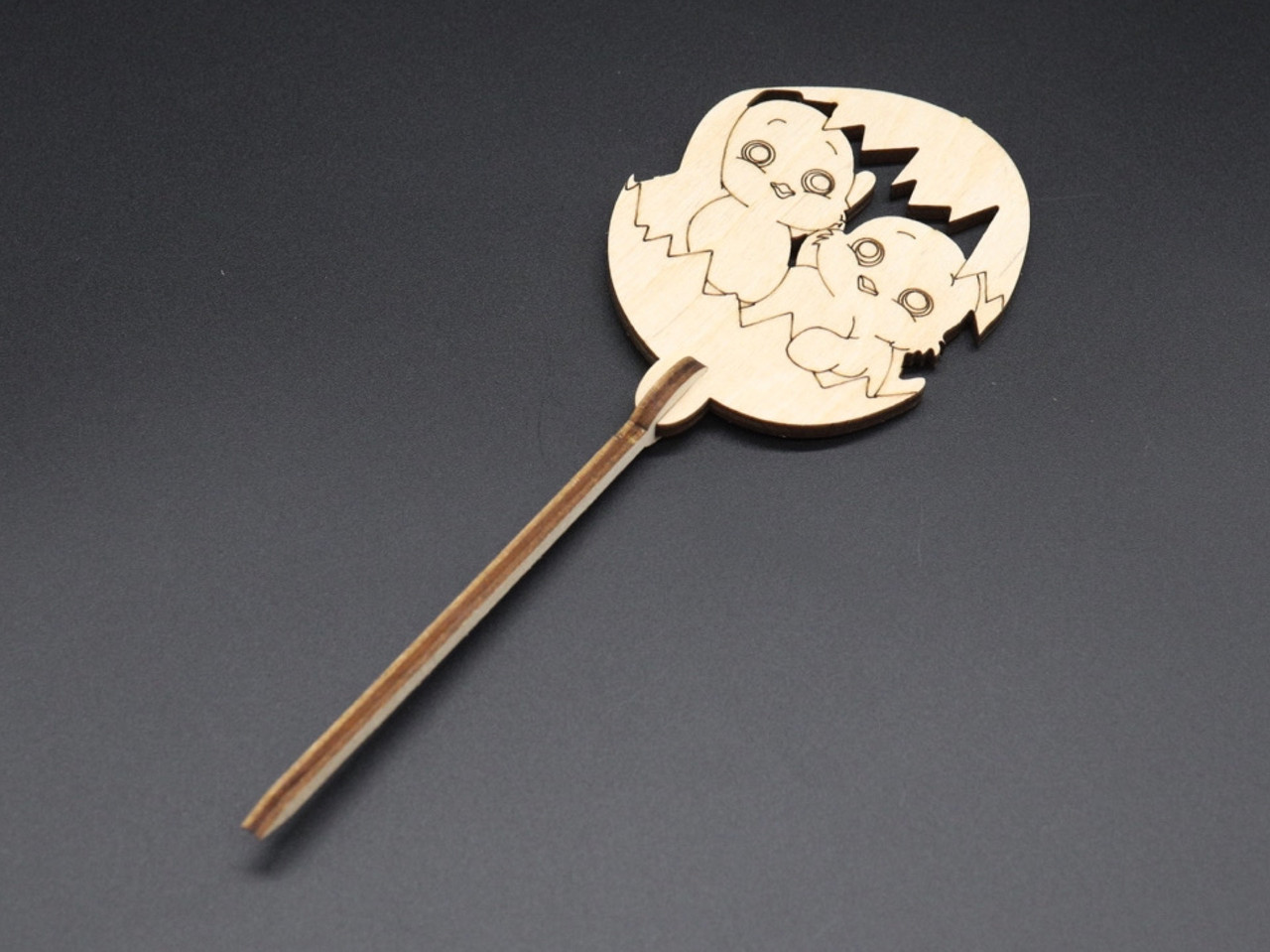 Дерев'яні заготовки з фанери. Топпер до Великодня. 7х20см, фото 1