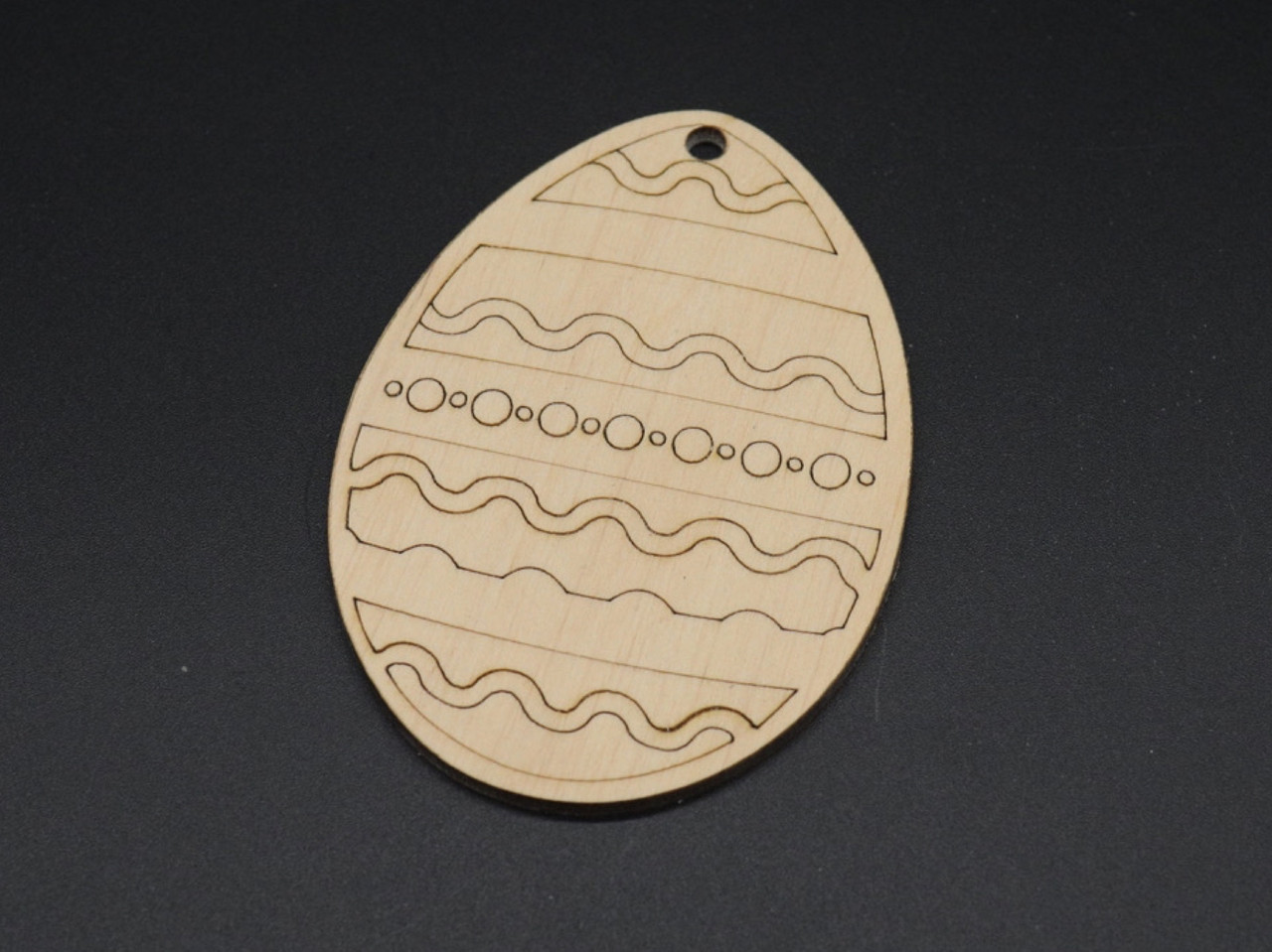 Дерев'яні заготовки з фанери. Підвіска "Великоднє яйце". 6,5х9см, фото 1