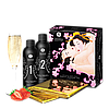 Гель для NURU масажу Shunga Oriental Body-to-Body – Sparkling Strawberry Wine плюс простирадло, фото 4