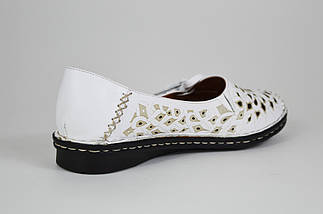 Балетки Evromoda 1459 42 Рожеві шкіра Так, 36, Білий, фото 2