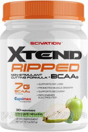 Амінокислоти+жироспалювач Scivation Xtend Ripped + BCAAs 501 г (30 порц.), фото 1