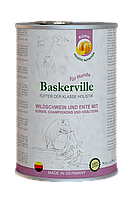 Baskerville Holistic консервированный корм для собак утка и кабан с тыквой и зеленью, 800гр