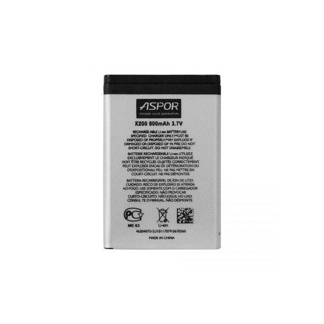 Акумуляторна батарея Aspor SAMSUNG Е1080/X200 (AB46344BU)