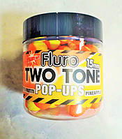 Плавающие бойлы Dynamite Baits Fluro Pop-up Tutti Frutti & Pineapple Two Tone 15/20мм