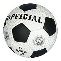 Мяч футбольный OFFICIAL 2500-207 размер 5 ручная робота 32 панели
