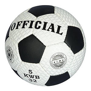 М'яч футбольний OFFICIAL 2500-207 розмір 5 ручна робота 32 панелі