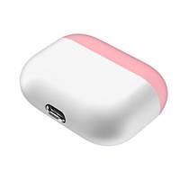 Чехол кейс для наушников Apple AirPods Pro Alitek Combo White/Pink