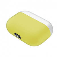 Защитный чехол кейс для Apple AirPods Pro Alitek Combo Yellow/White