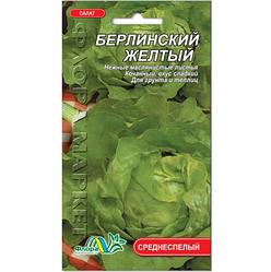 Насіння Салат Берлінський жовтий качанний середньостиглий 1 г