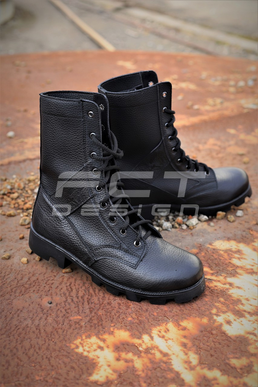 Берці Талан рифленки демісезонні чорні, фото 1