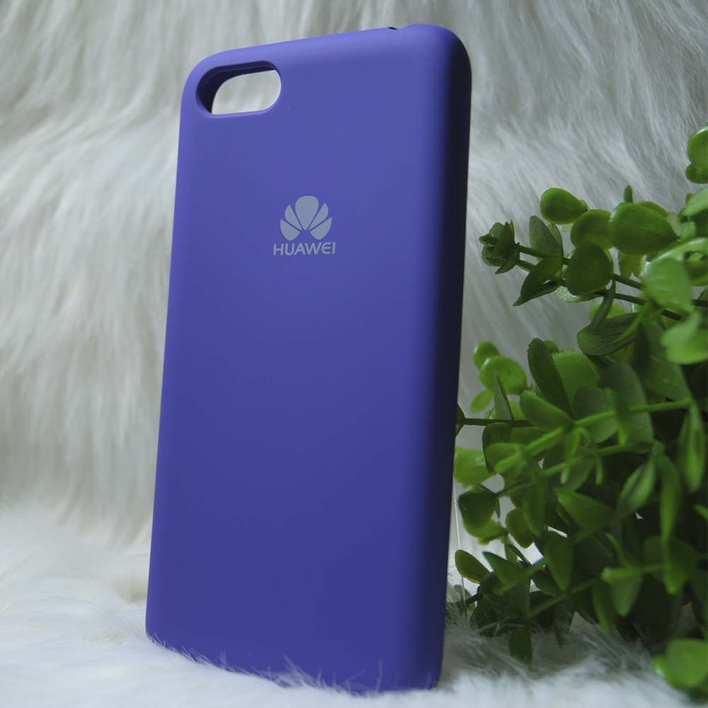 Силіконовий чохол Original Silicone case Huawei Y5 2018 Violet (синій)