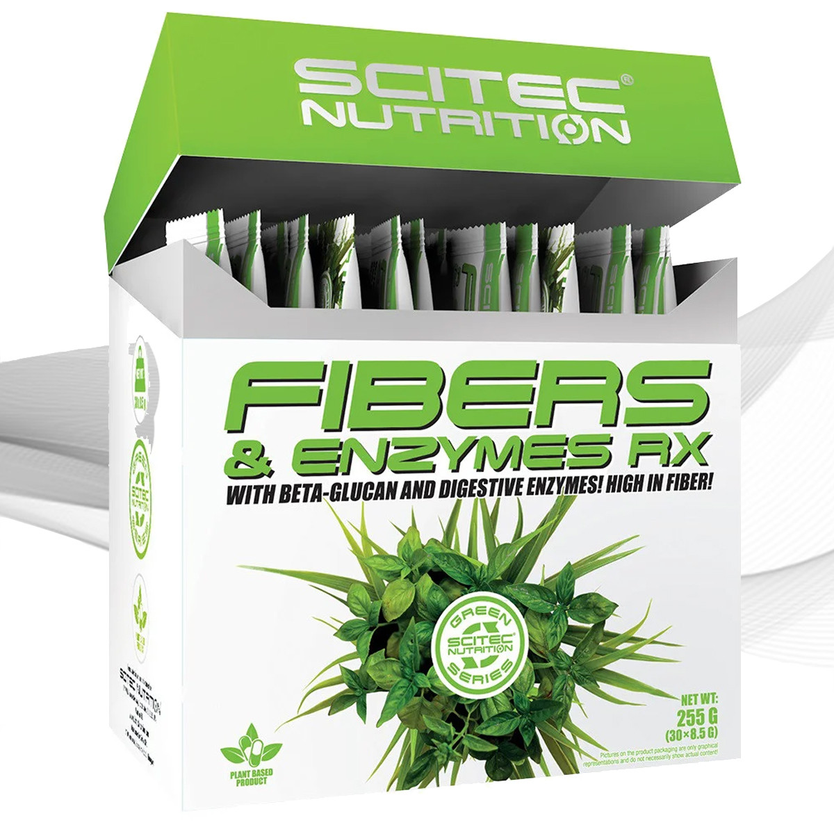 Харчові волокна Scitec Nutrition Fibers & Enzymes RX Box 30*8,5 gr