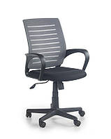 Крісло комп'ютерне SANTANA сіро-чорний (Halmar)