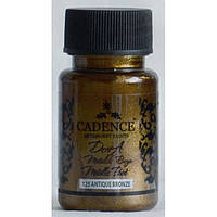 Фарба акрилова Dora Metallic Paint, 50 мл, Антична бронза, Cadence, CA019423_125