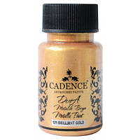 Фарба акрилова Dora Metallic Paint, 50 мл, Блискуче золото, Cadence, CA019423_121