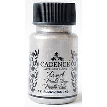 Фарба акрилова Dora Metallic Paint, 50 мл, Діамантовий, Cadence, CA019423_151