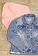 Куртка на дівчинку джинсова з капюшоном, фото 7