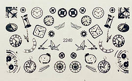 Наклейки для нігтів на водній основі слайдер-дизайн 2240