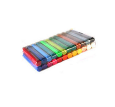 Термопластилин полімерна Глина Leader 24 кольору 400гр Класика