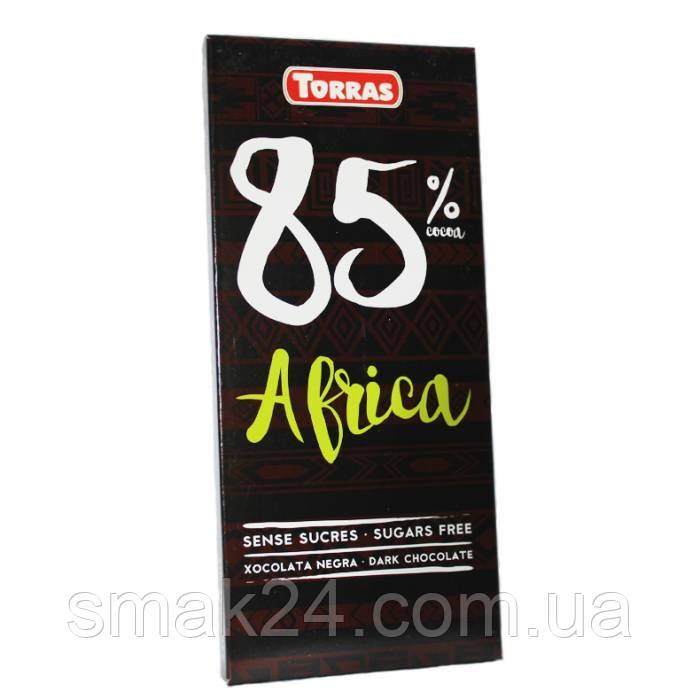 Шоколад без цукру Torras Africa 85% 100 г Іспанія