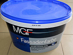 Фасадна латексна фарба для зовнішніх і внутрішніх робіт Fassadenfarbe MGF (14 кг)