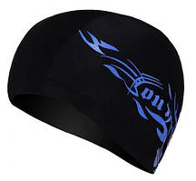 Шапочка плавальна чоловіча чорна