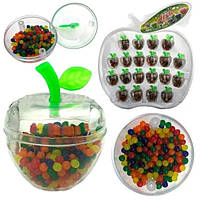 Гідрогель декоративний ґрунт у яблуку набір 20 шт.