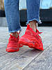 Жіночі Кросівки Balenciaga Triple S Clear Red Sole Червоні, фото 3