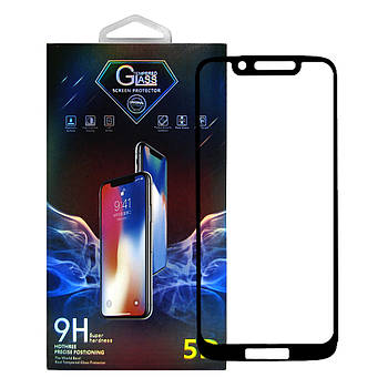 Захисне скло Premium Glass 5D Full Glue для Motorola Moto G7 Play Black