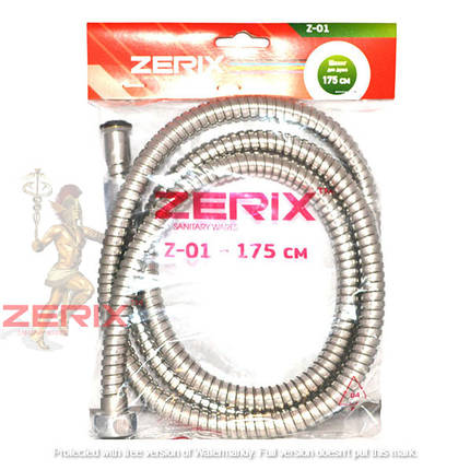 Шланг для лійки душа 175см Zerix Chr.Z-01, фото 3