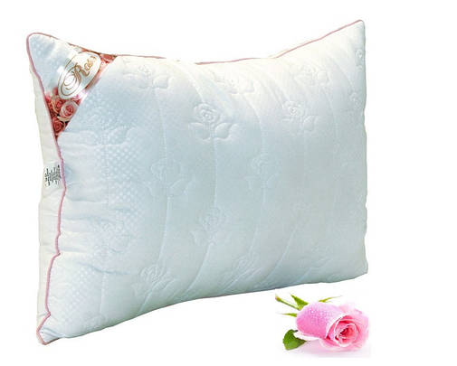 Подушка Rose 50х70 на блискавці з волокном Троянда біла (310.52 Rose), фото 2
