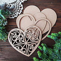 Заготівка набір Серце вінтаж