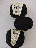 Пряжа Gazzal Baby Wool XL - 803 черный