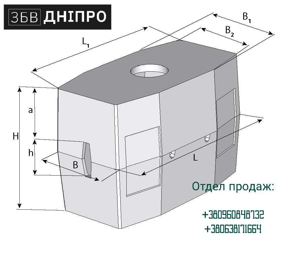 Кабельный колодец связи ККС-2-80 - фото 1 - id-p1126186844