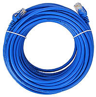 Патч-корд RJ45 15м, сетевой интернет кабель CAT5E Lan