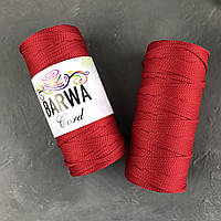 Шнур поліефірний 5мм без сердечника . колір Мак