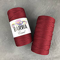 Шнур поліефірний 5мм без сердечника . колір Бордо