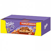 Шоколад молочний Milka Peanut Caramel 276 грамів