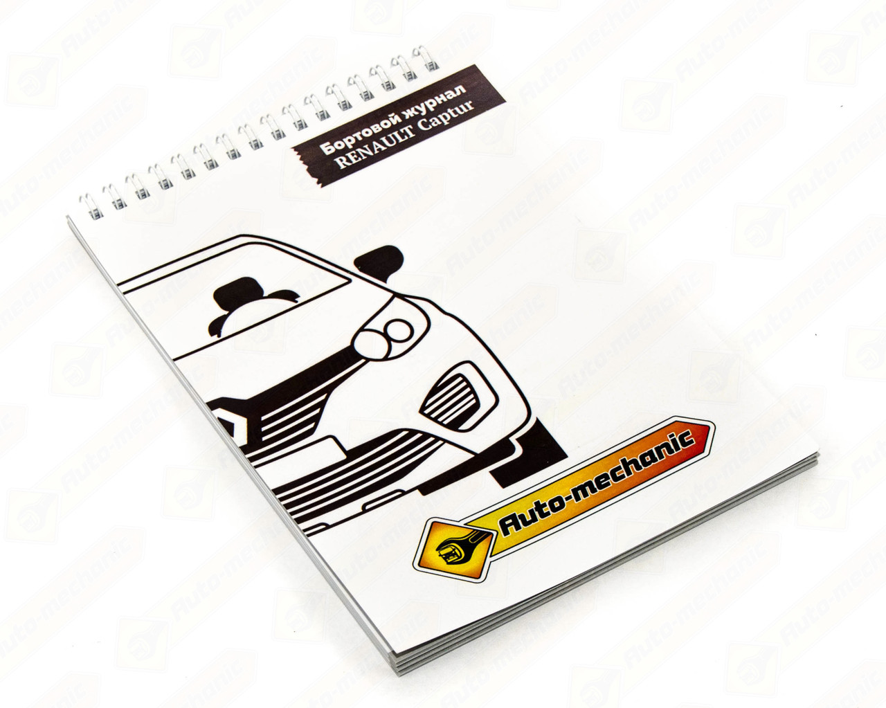 Блокнот "Бортовий журнал Renault Captur" на Renault Captur — Auto-Mechanic (Фірмові) - NRCAP, фото 1