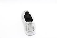 Стильні білі мокасини Aras Shoes K6-14202-WHITE, фото 7