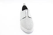 Мокасини жіночі Aras Shoes K6-14202-WHITE біла шкіра низький хід 37, фото 6
