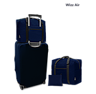 Дорожня сумка для ручної поклажі Coverbag синя 40*30*20 см Wizzair, фото 2