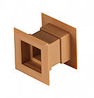 Решітка вентиляційна для дверей AWENTA TD14 коричневий колір