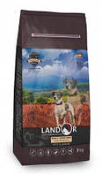 Landor Grain Free Lamb & Potato беззерновой корм для дорослих собак усіх порід з яловичиною та ягням, 15 кг